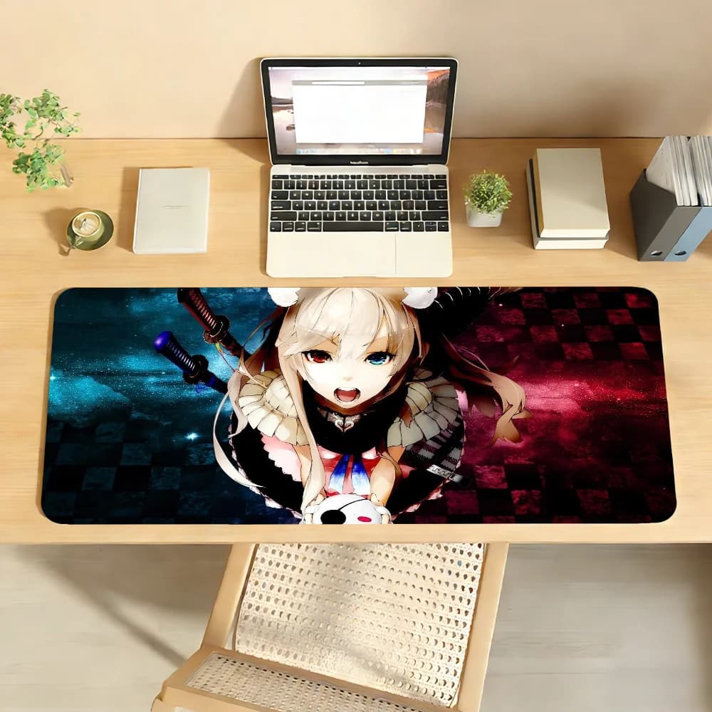 Tappetino per mouse Anime C-Chobits per computer portatile, tappetino per mouse antiscivolo in gomma, tappetino per mouse per giocatori, decorazione per scrivania