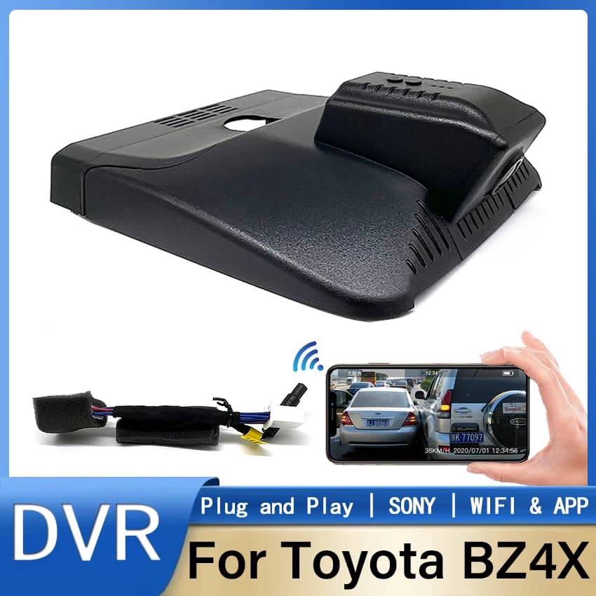 Dash Cam for car for Toyota bZ4X 2022 2023 2024, Plug and Play DVR 4K Dash Car room, for Toyota accessories