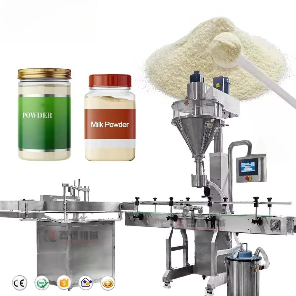 Hot Sales Automatic Milk Filling Line Fat Filled Jar Machine Price