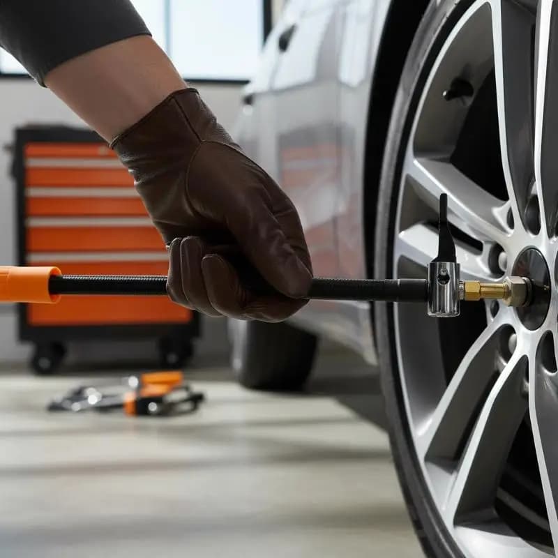 Braided Tire Inflator Hose Leak Proof Connector Anti-abrasion Flexible for Car Bike Motorcycle Inflator Pump Parts