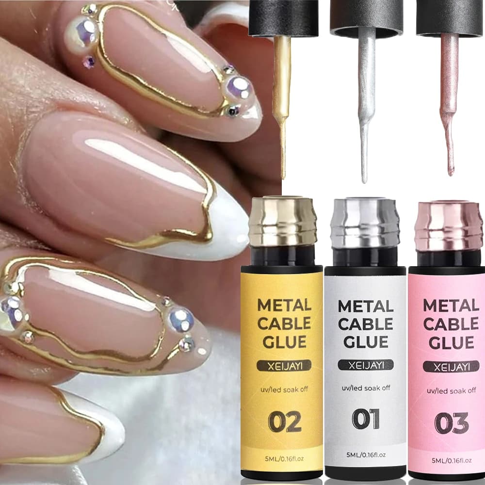 10/5ml Metallic Mirror Liner Gel smalto per unghie Soak off UV/LED Gel Polish Manicure fai da te Graffiti pittura disegno Gel smalto per unghie