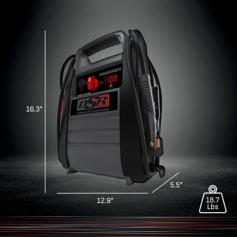 Avviatore di emergenza portatile per centrale elettrica da 400 W con presa CA 12 V CC e porte USB 2250 A