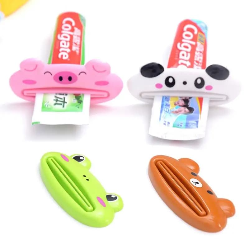 1/2/5PCS Animale Sveglio Multifunzione Spremi Dentifricio Spremiagrumi Casa Commodity Bagno Tubo Del Fumetto Dentifricio Dispenser
