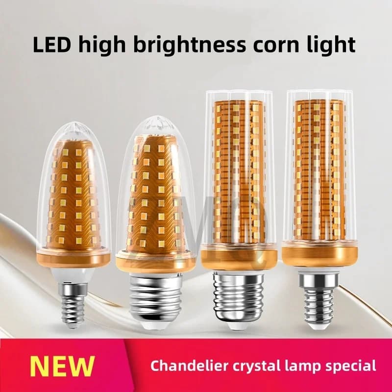 E27 Lampadina LED E14 Lampada a LED Lampadina a mais 18W 20W 24W 30W SMD2835 AC 110V 220V Lampadario a candela Luce a LED per la decorazione domestica