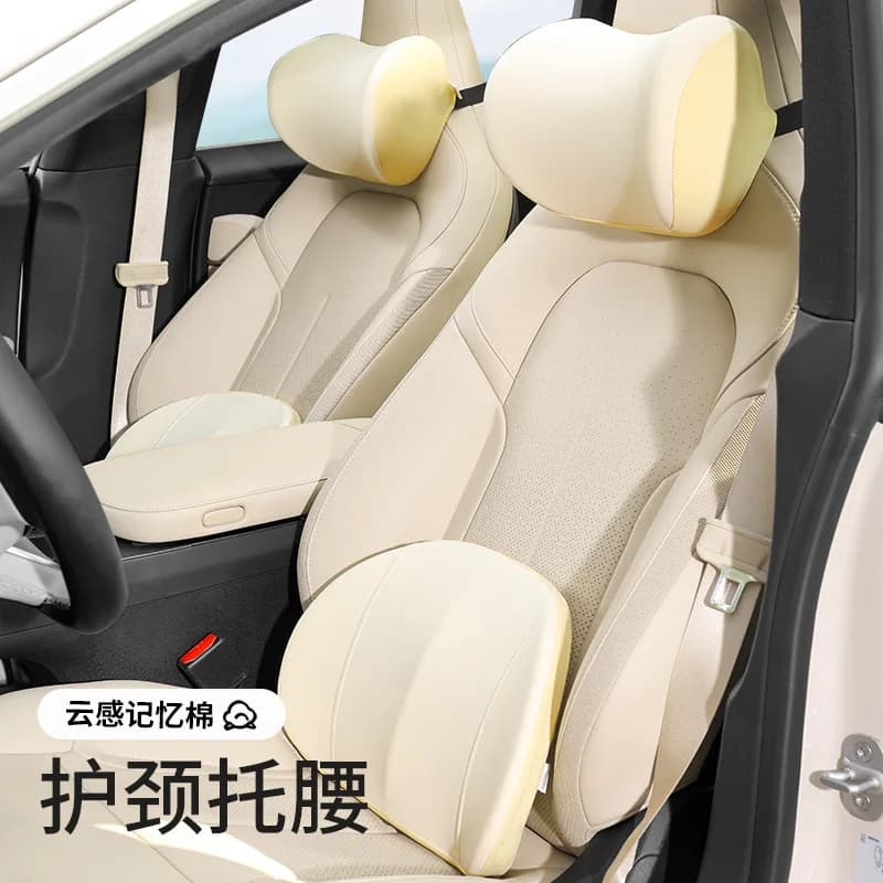 Nuovo poggiatesta universale per auto, conducente principale dell'auto, cuscino per il collo in memory foam, seggiolino auto, comodo supporto lombare, supporto per ufficio, schienale