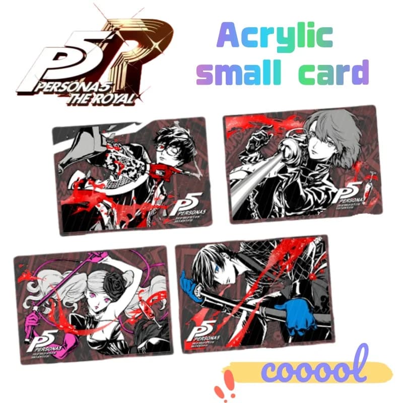 Nuove Carte Acriliche HD Creative di Persona Ren Amamiya, Makoto Niijima, Futaba Sakura, Haru Okumura, Regalo di Compleanno per Ragazzi e Ragazze