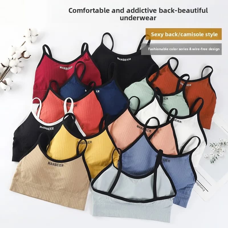 New sports bra for woman gym sexy crop top women bra underwear cotton soft comfort top tube female bra top for girls