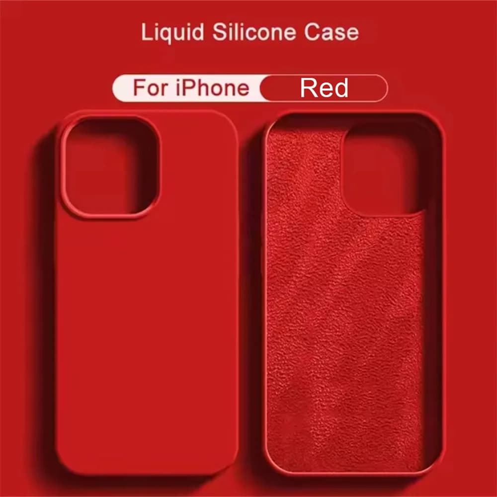 Custodia per telefono semplice in tinta unita per iPhone 16 Pro Max 15 14 11 12 13 Pro Max 12 16 Pro Cover antiurto di lusso