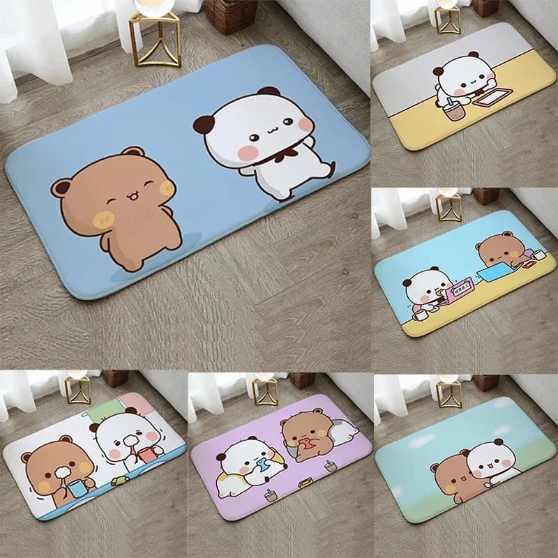 Bubu and Dudu Home entrance tirbino balcony mats bathroom welcome carpet small non-slip carpet bedroom decorations for houses