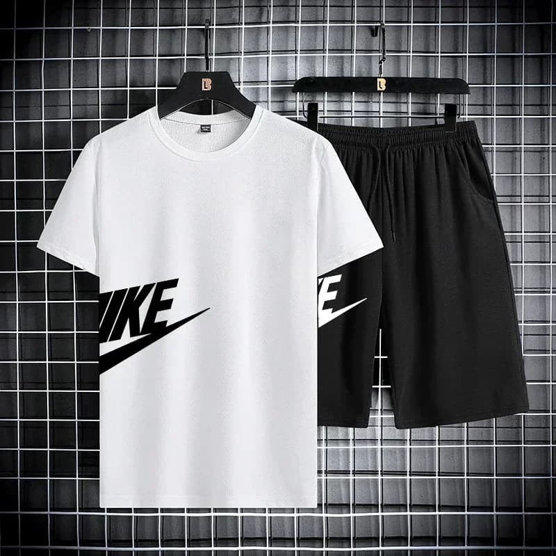 Complete Sportsman Drying Fast 2026 New Summer, T-Shirt in Breathable Mesh and Athletic Shorts, Ideal for Training and Gym