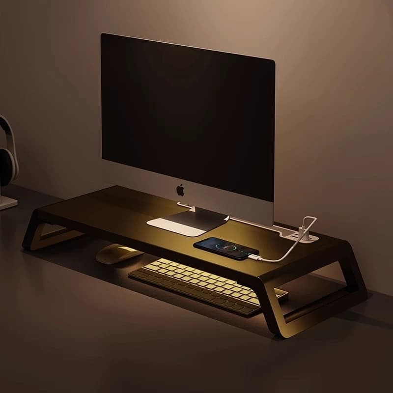 Modern Monitor Height Increase, Desktop Simple Storage Rack, Computer Height Increase Rack, Display Screen Base Bracket, Stand
