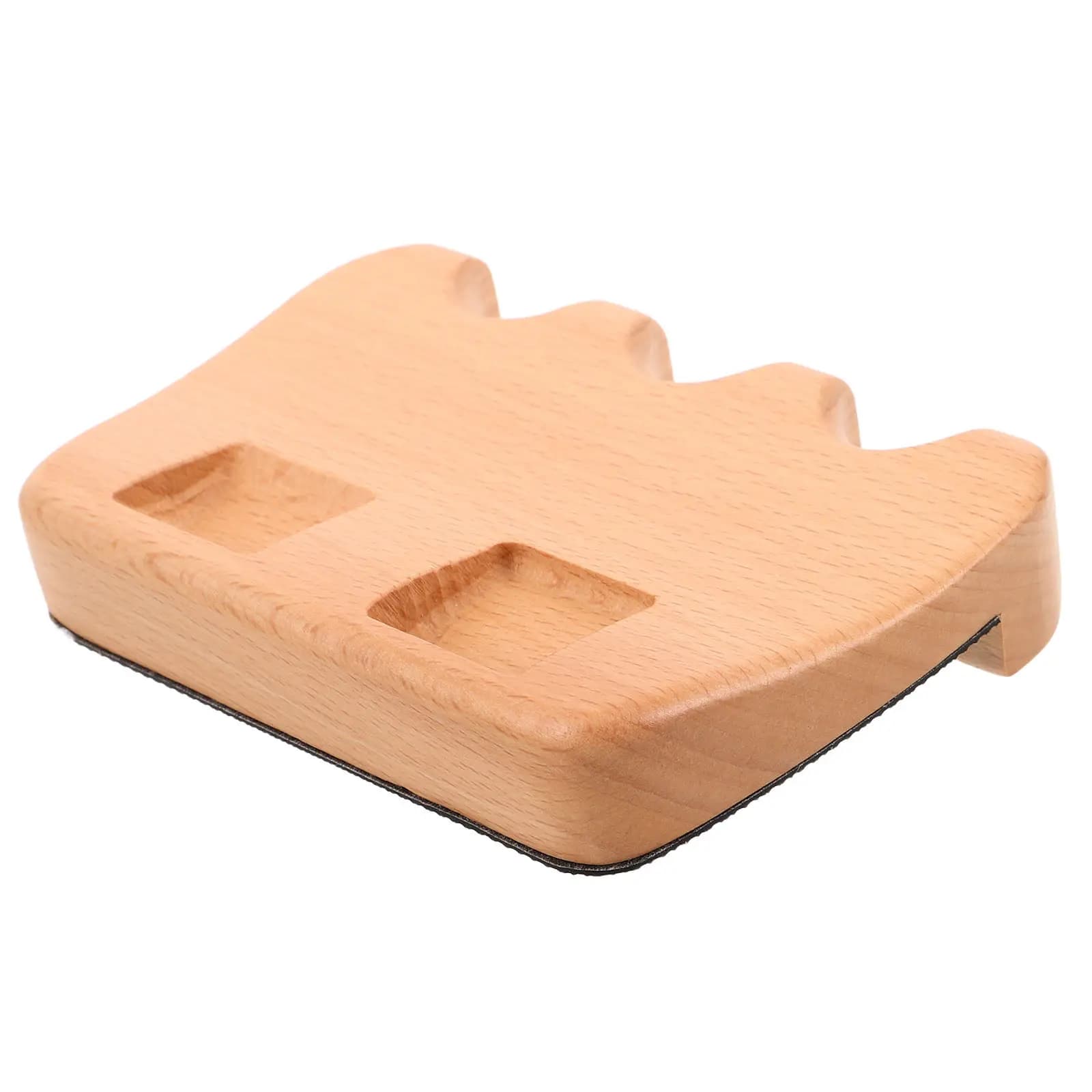 Portastecche da Biliardo in Legno Massello per 3 Stecche, Organizzatore Stabile e Salvaspazio per Stanza o Biliardo Professionale
