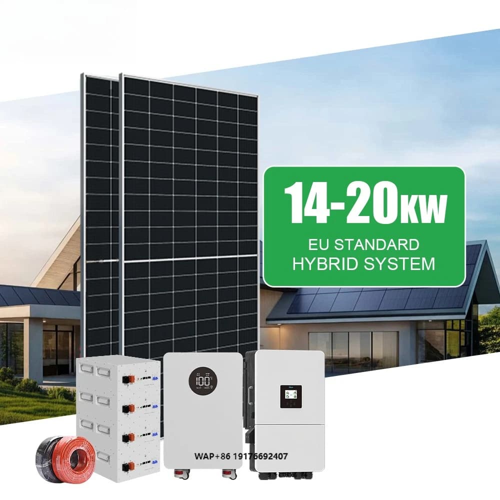 Kit Sistema di Accumulo Energia Solare Ibrido Trifase Deye 20KW, Impianto Fotovoltaico per Casa