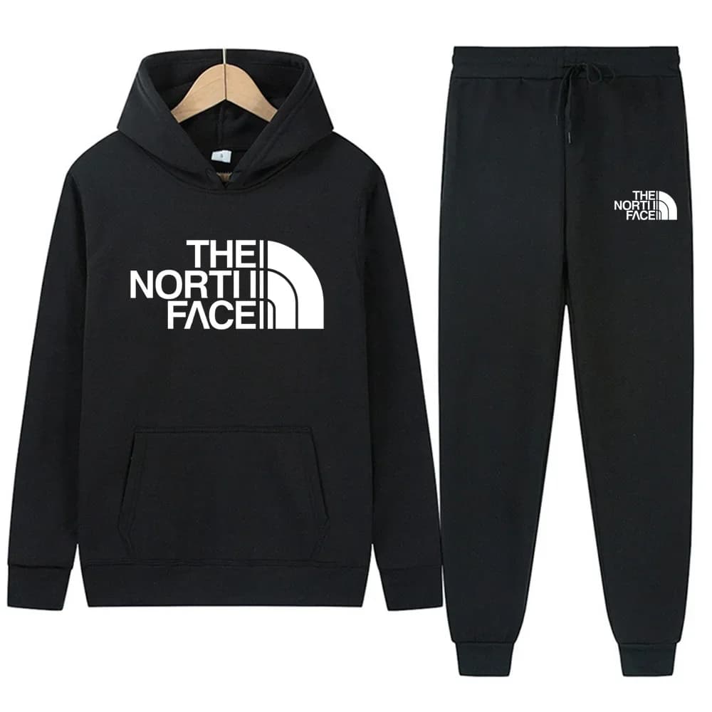 Felpe con cappuccio e pantaloni casual da uomo e da donna autunnali e invernali Set alla moda e confortevole