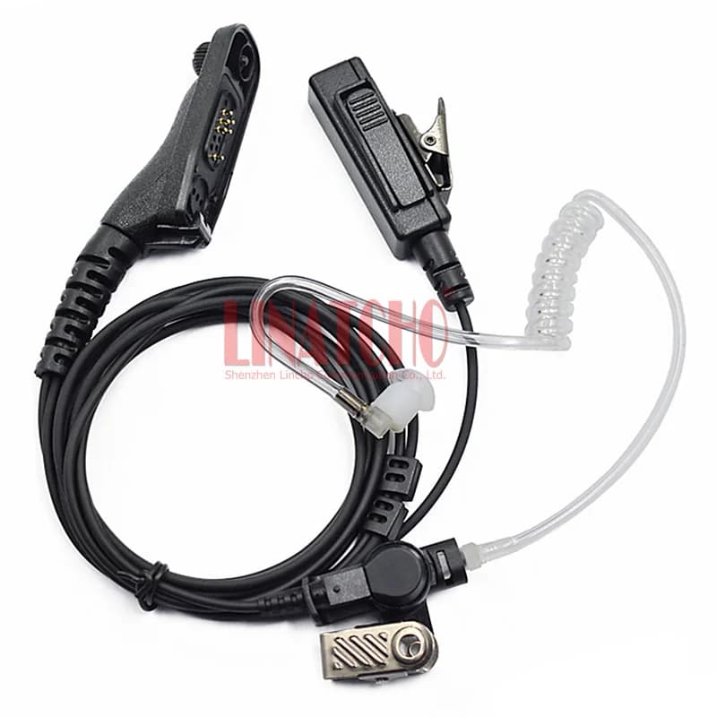 XPR6500 XPR6550 XPR6580 XiRP8268 XiRP8200 Walkie Talkie Auricolare PTT Mic Coil Air Tube Auricolare