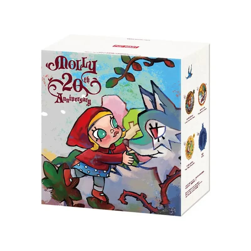 POPMART MOLLY 20th Anniversary Series Blind Box Guess Bag Mystery Box Toys Doll Anime Figure Desktop Ornaments Cute Gift
