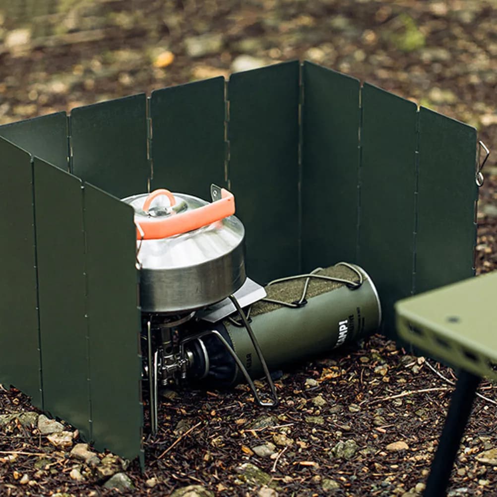 Gas cooker, Portable, Lightweight, Foldable, Windproof, for Kitchen, Camping, Barbecue, Exterior