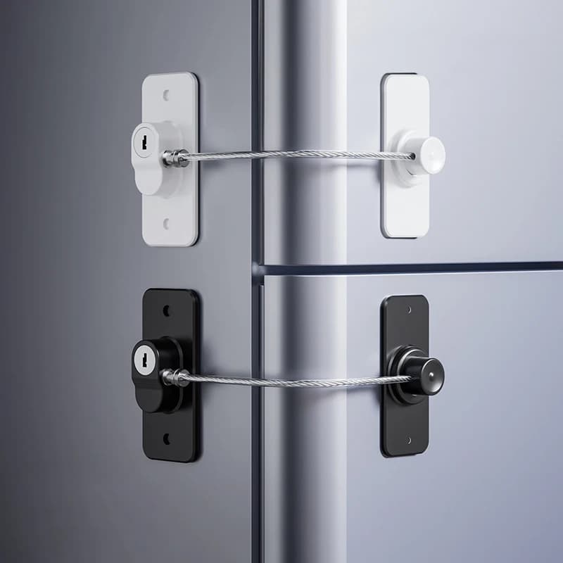 Serratura per porta e finestra Protezione di sicurezza per bambini Armadietto per frigorifero Cassetto Serrature per armadietti Prodotto di sicurezza per bambini Cura del bambino per bambini