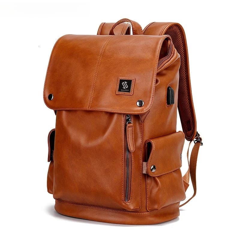 Men’s Large Capacity Backpack Laptop Bag Fashion Casual Business Travel School Bag