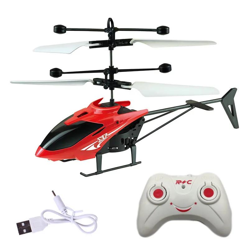 Mini RC Rechargeable, Safe Remote Control Helicopter and Fall Resistant, Children's Toy with Different Models