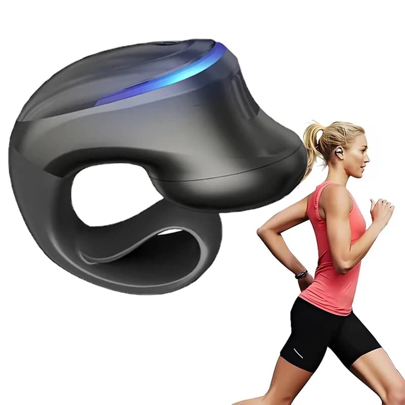 Single Ear Earphones Sport Earbuds Wireless Bluetooth 5.3 Headset Clip-On Earphone For iPhone For Huawei For OPPO Sport Earbuds