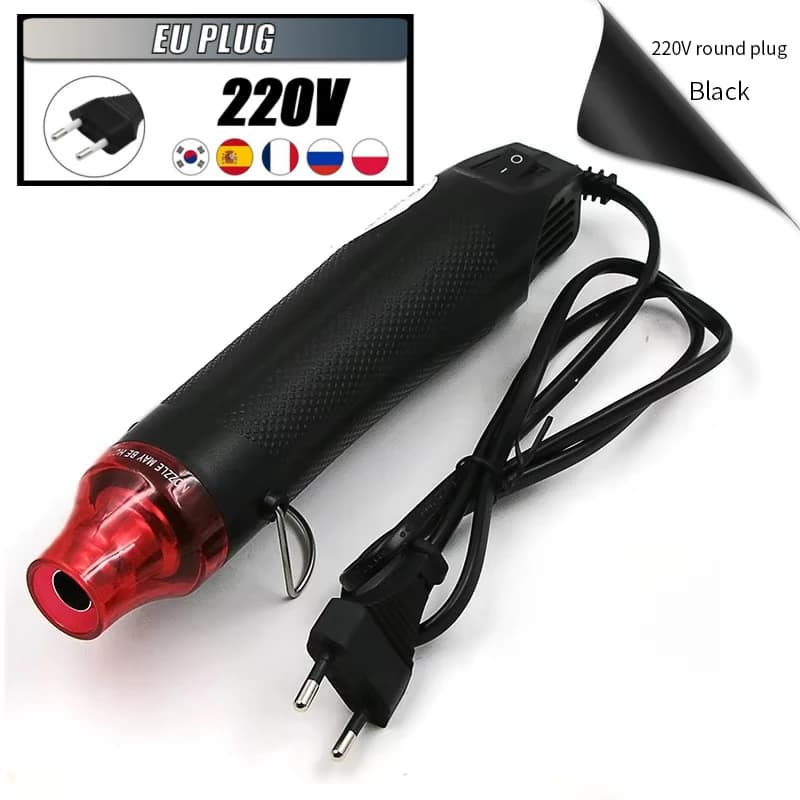 Pistola ad Aria Calda 220V Standard EU per Riparazione Cellulari, Strumento Fai-da-te, Asciugacapelli, Supporto per Saldatura, Pistola Termica per Termoretraibile 300W