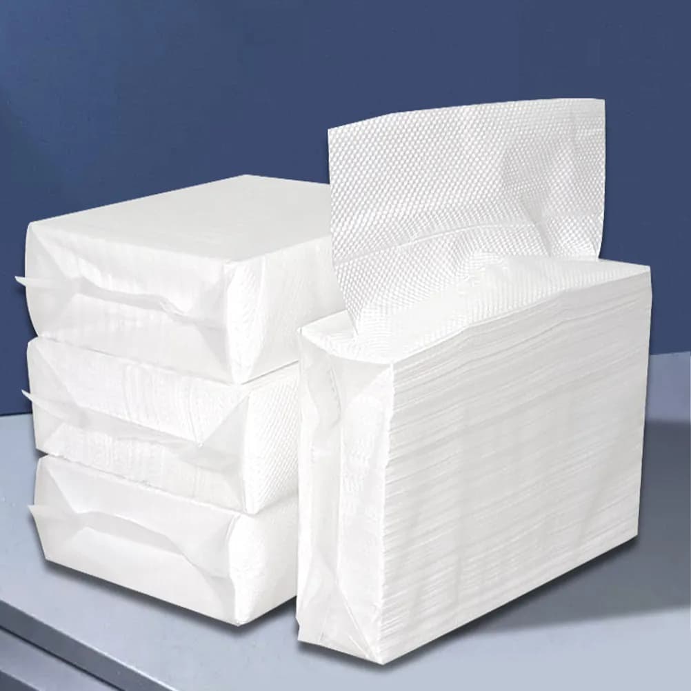 5 Confezioni di Asciugamani Assorbenti Resistenti, Design Compatto per Dispenser, Ideali per Hotel, Ristoranti, Bagni e Ambienti Commerciali