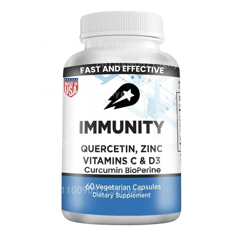 Supplements for the Immunitarian System, Echinacea, Vitamin C and Zinc, Immunitarian System support, 60 Capsules