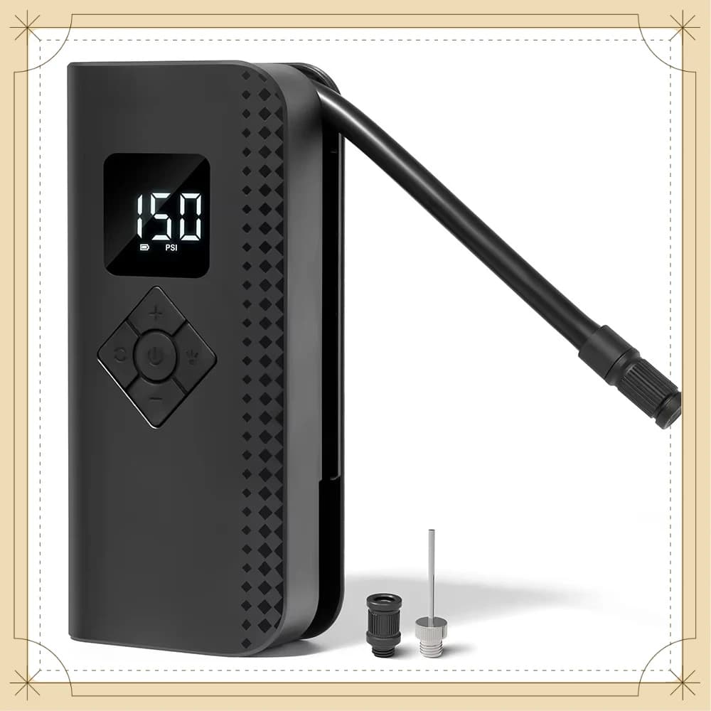 Customizable Mini Portable Electric Tyre Pump Digital Smart Automatic Bicycle Motorcycle Tire Inflator Wireless Car air Pump