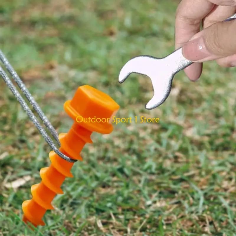 Unghia da tenda a0ka 10pcs, pioli palo della tenda pioli in plastica per pioli a dura
