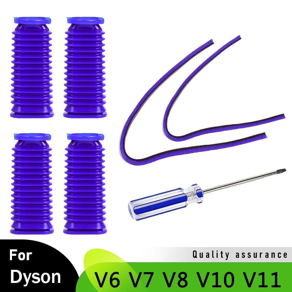 Per Dyson V10 V11 V6 V7 V8 Robot Aspirapolvere Accessorio Rullo Da Pavimento Tubo Velluto Strisce Morbide con Strumento di Riparazione Per La Pulizia Della Casa