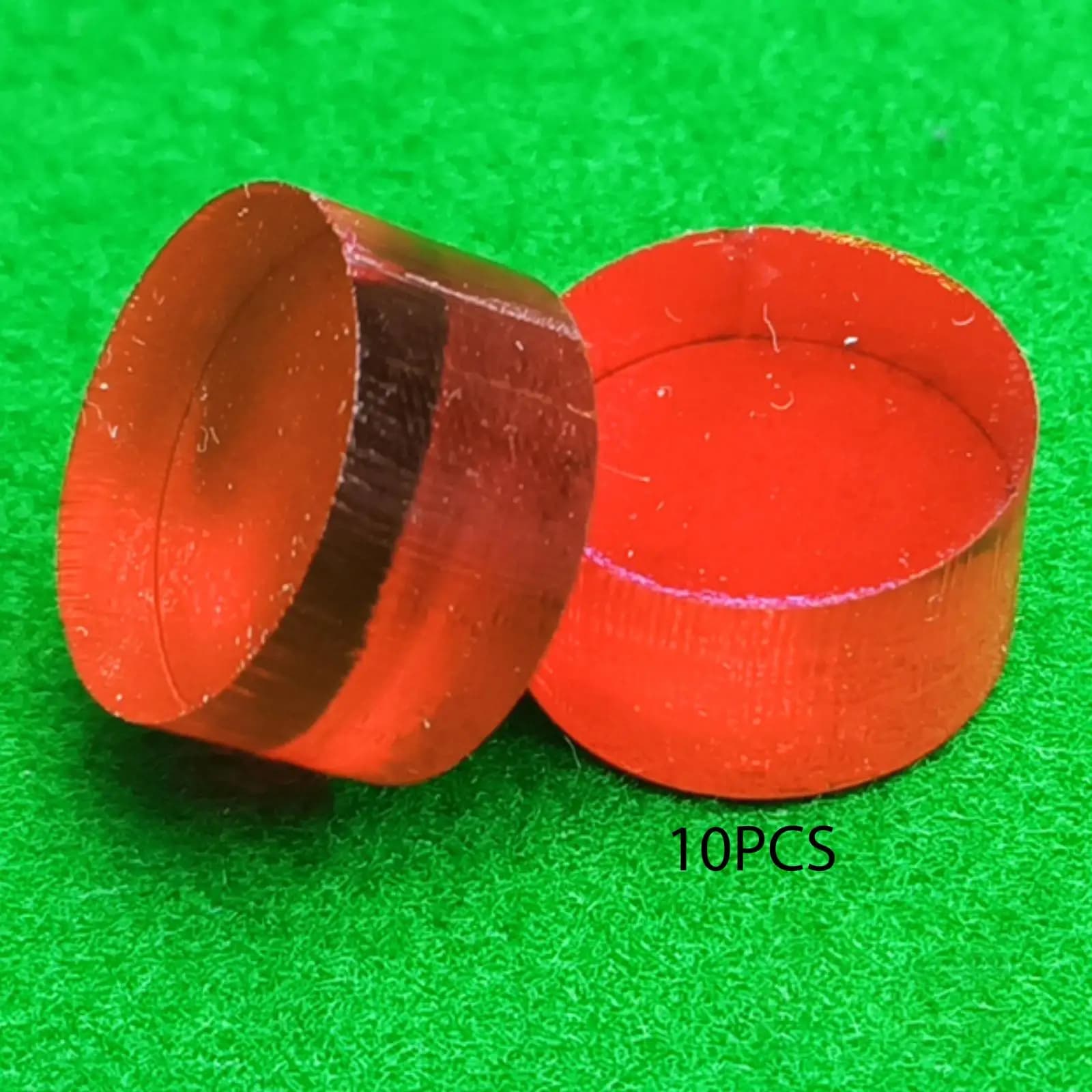 Billiards Pool Cue Tip 14.6mm Clear Acrylic Break Jump Replacement for Quality Pool Cue Maintenance Tools