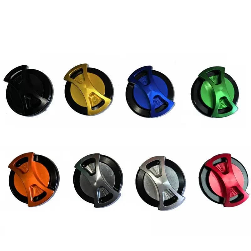 Tappo di copertura del serbatoio del carburante modificato per moto Manopola dell'interruttore di taglio CNC in lega di alluminio per coperchio del serbatoio del gas da motocross