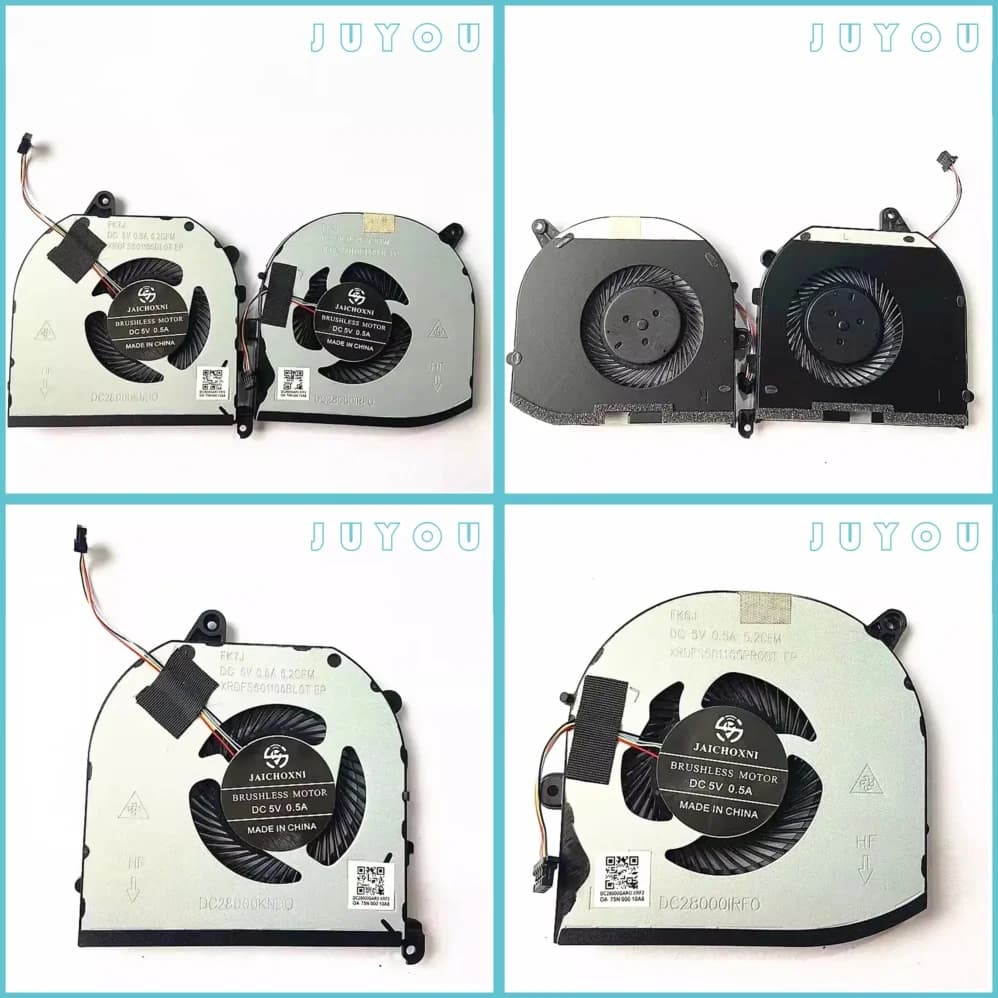 Ventola di Raffreddamento di Ricambio per Dell XPS15 9570 7590 M5530 M5540 P56F, Componenti per Computer Portatile, Sistema di Raffreddamento