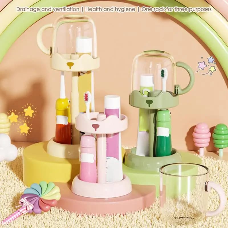 Electric Toothbrush holder Shelves Freestand Bath Organizer Stationery Makeup Brush Store