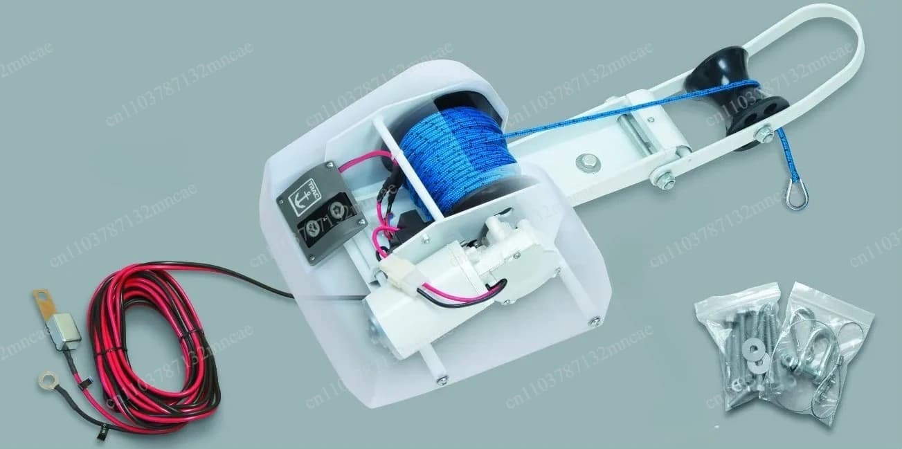 Weight 13.6kg Model AC35SW Marine Yacht Fishing Boat Speedboat Rubber Boat Seawater Electric Windlass Anchor