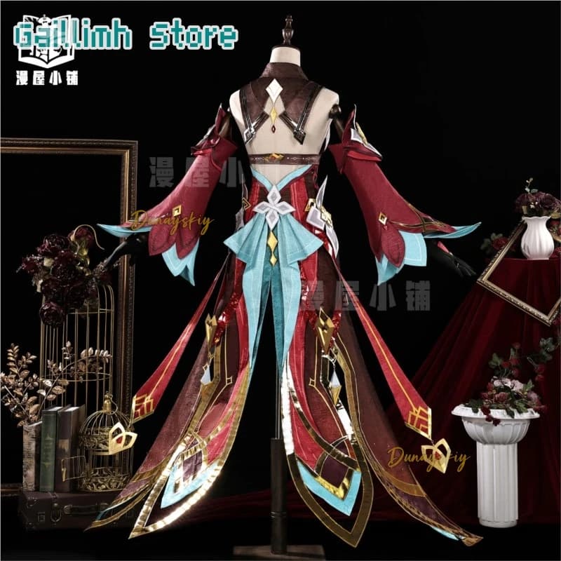Costume Cosplay Alice by Genshin Impact, Wig, Dress, Uniform, Carnival and Halloween Copricapo, for Women and Girls, Shop Gaillimh # abcdef
