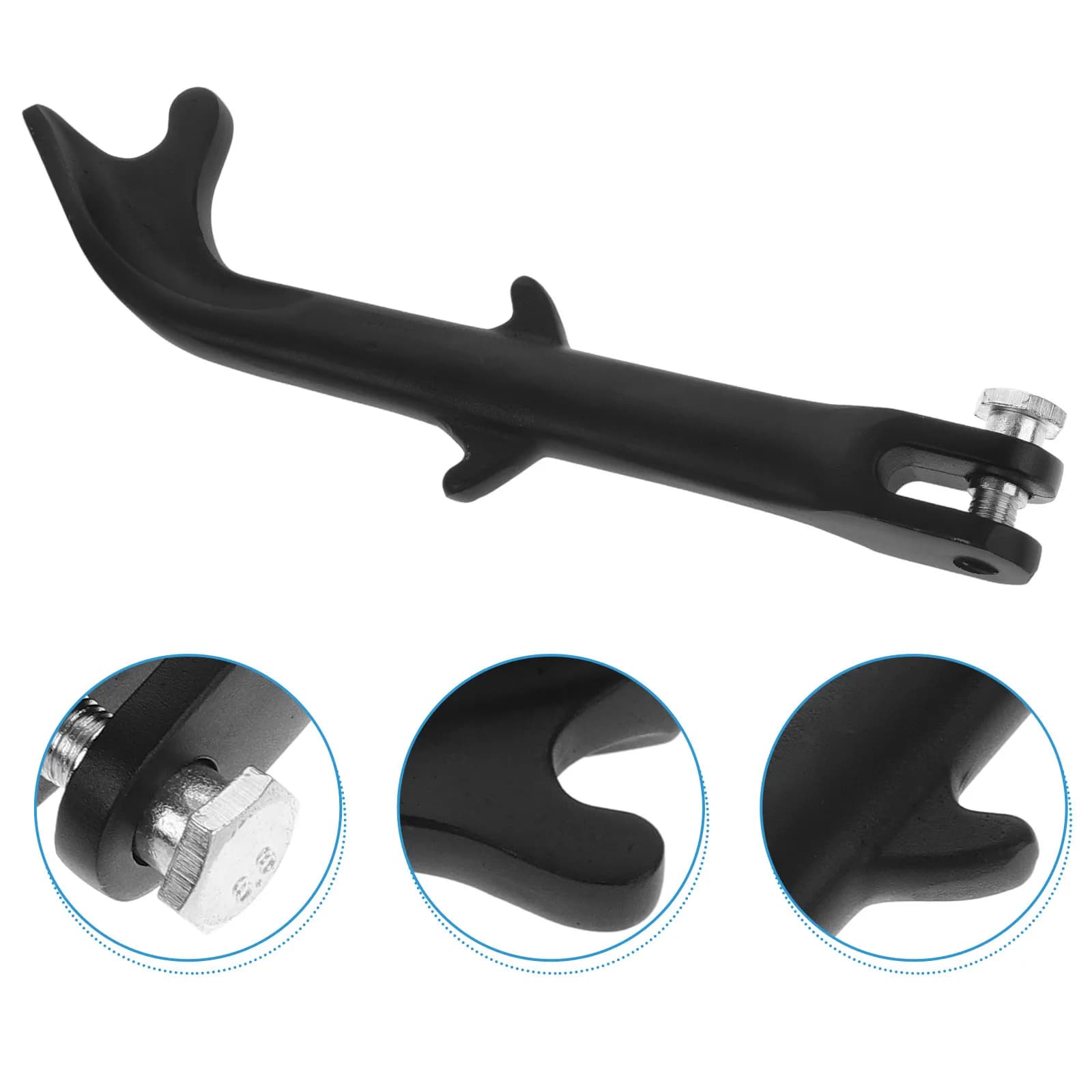 Cavalletto Laterale per Scooter Elettrico e Moto, Supporto Leggero e Portatile, Ricambio per Scooter e Moto