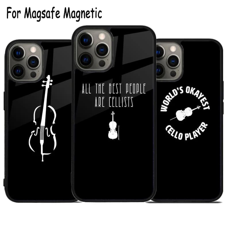 Custodia per telefono Cello Heartbeat con ricarica wireless per iPhone 17 Air 15 16 16e 14 13 11 12 Pro Max Plus, cover magnetica Magsafe con paraurti