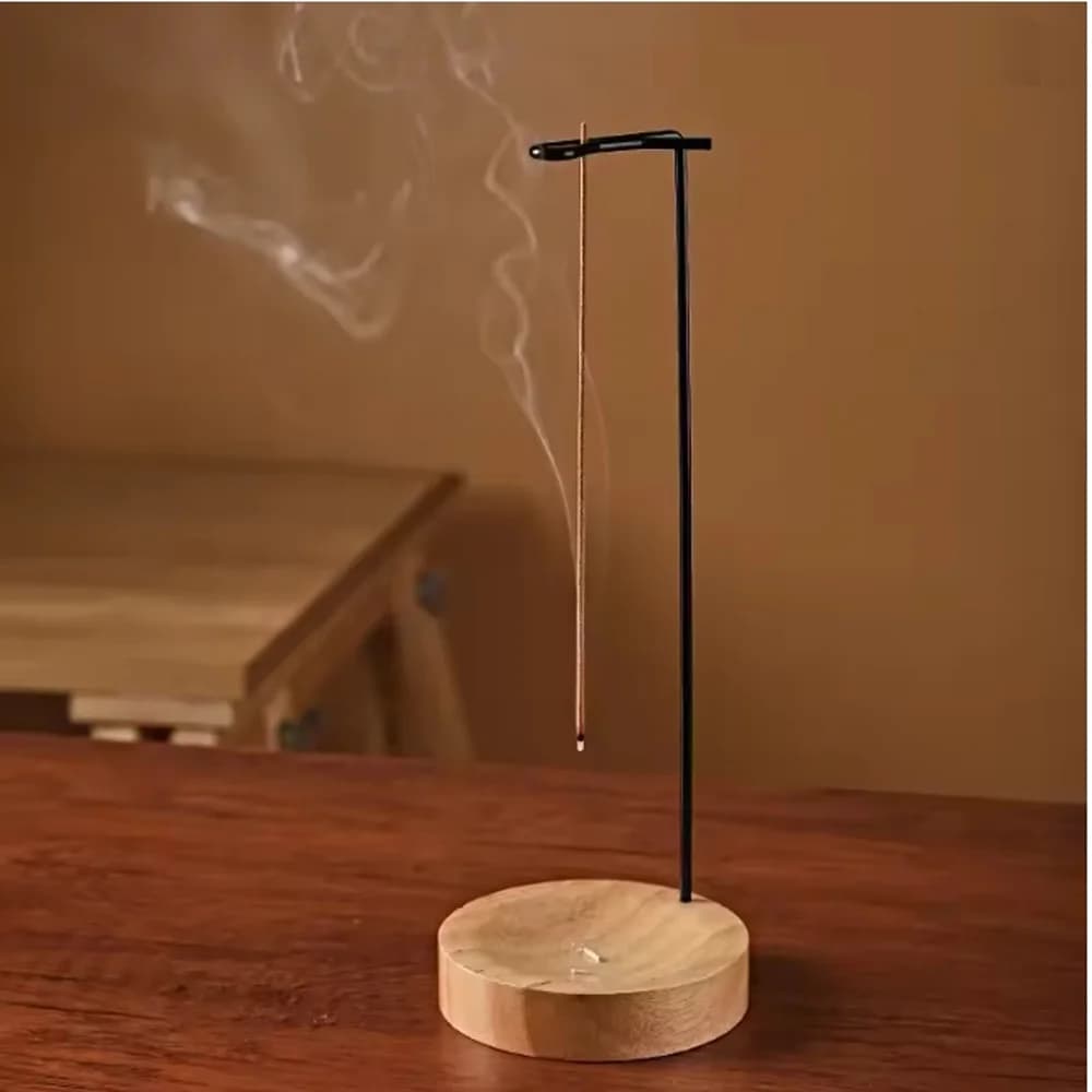 Creativo capovolto bruciatore di incenso porta bastoncini di incenso in legno anti-cenere design bastoncino di incenso meditazione spa room decorazioni per la casa