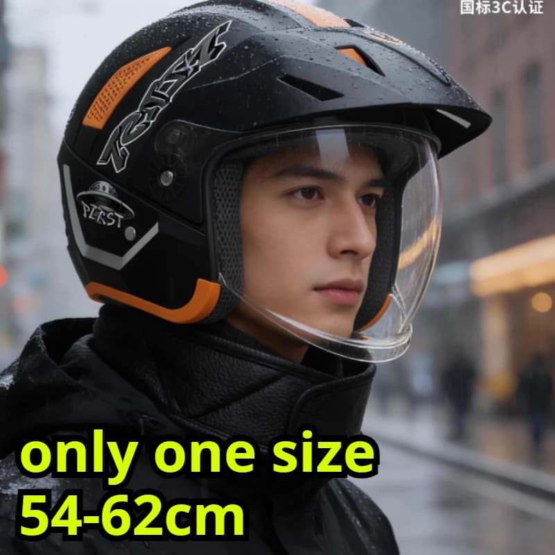 Casco da motociclista 2025 Casco da veicolo elettrico caldo Antiappannamento Doppio specchio sia per uomini e donne