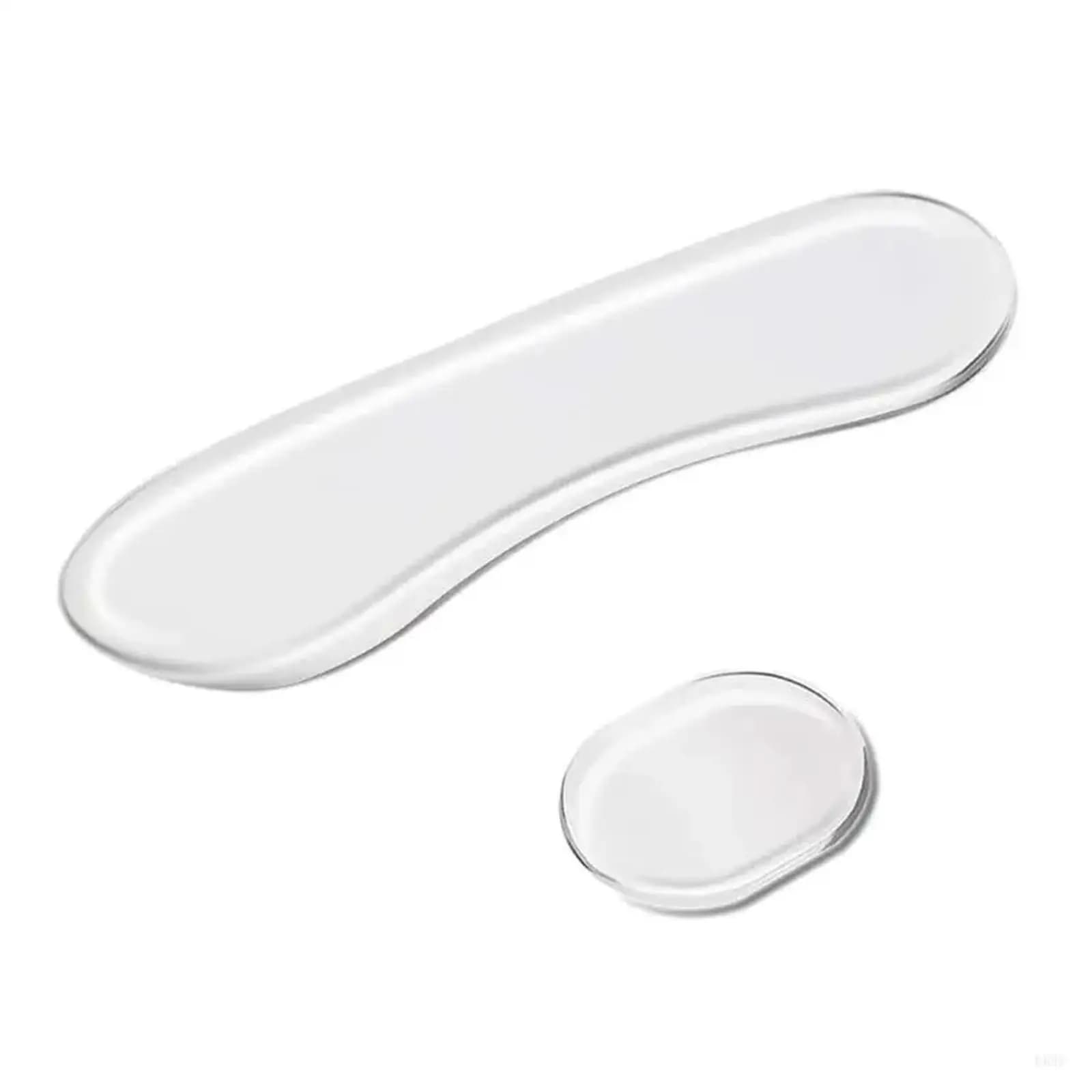 Kit di Smorzatori per Batteria in Gel di Silicone Trasparente, Cuscinetti Silenziatori e Assorbitori d'Urto per Batterie Acustiche