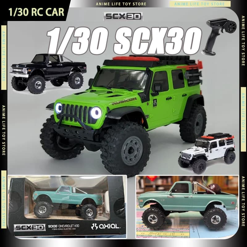 Disponibile Axial 1/30 SCX30 Wrangler, Chevrolet K10 Auto RC Crawler da Arrampicata, 2261T1,2261T2,2048T1,2048T2,2260T1,2260T2 Regalo per Ragazzi