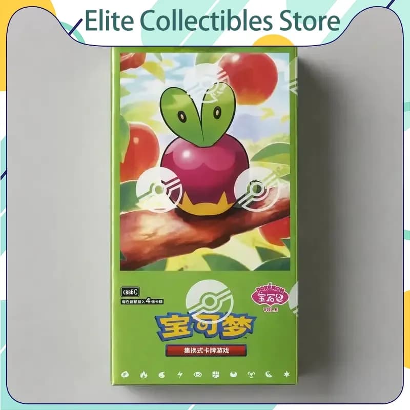 Genuine Pokemon Cards Gem Pack Vol.6 Simplified Chinese Version Cbb6c Booster Pack Ptcg Collectible Trading Cards Hobby Toy Gift