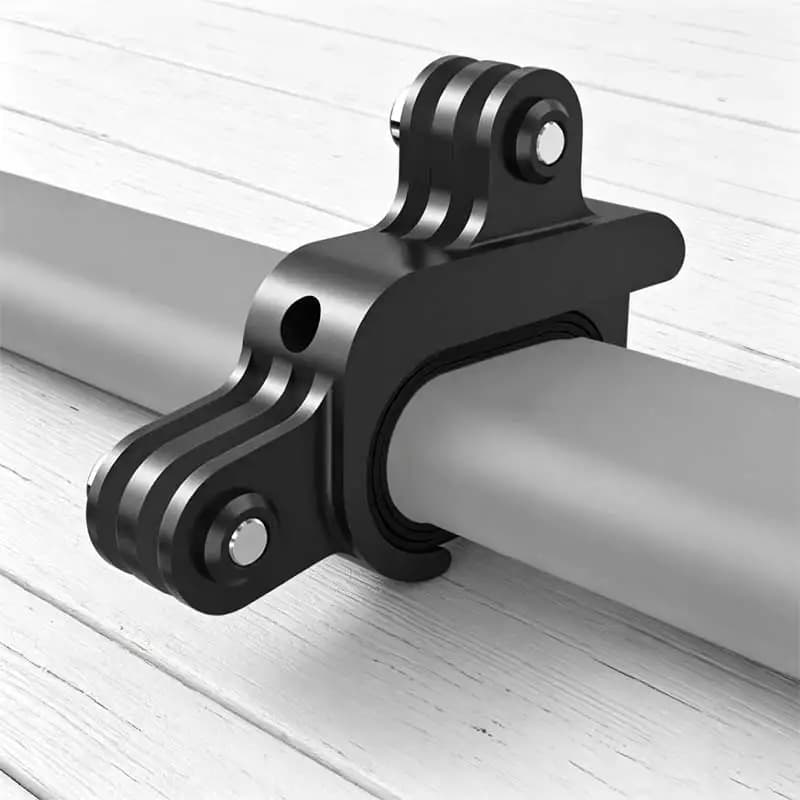 Supporto universale per computer da bici con estensione per manubrio da bici da strada con connettore da 1/4 di pollice per accessori da ciclismo per action camera