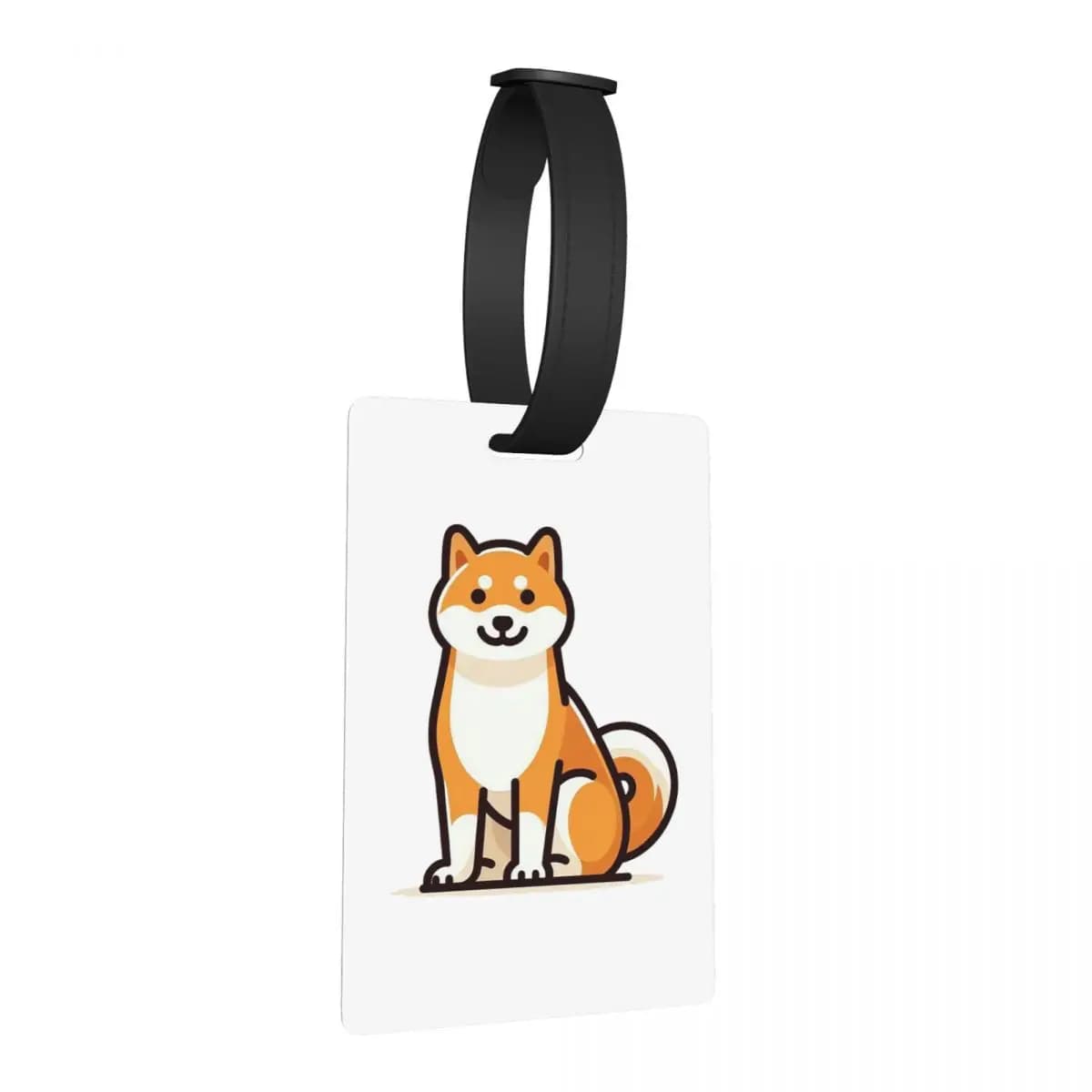 Shiba Inu_ Guida Completa Etichette per Bagagli Accessori per Valigie Etichetta per Bagaglio da Viaggio Porta Etichetta con Nome e Indirizzo
