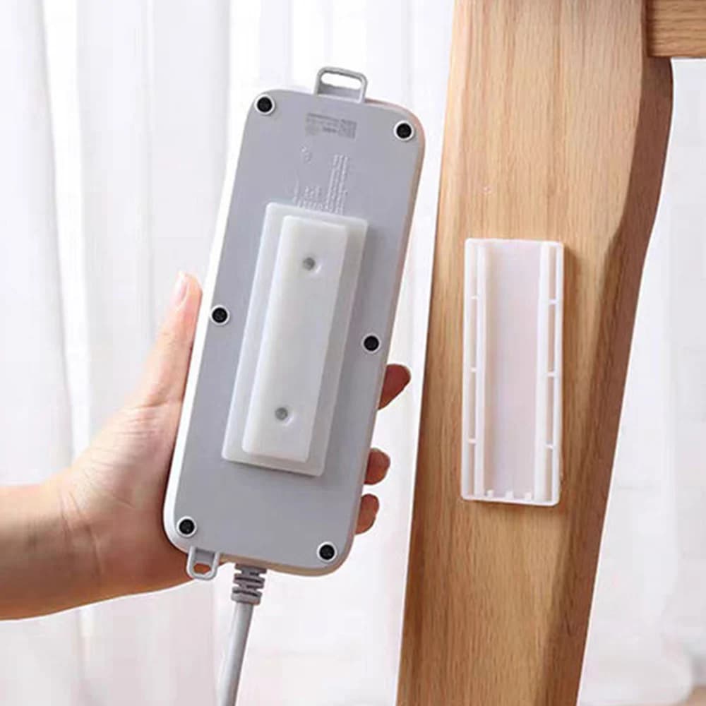 Supporto per presa multipla wireless senza fori da 5/10 pezzi per prese a parete, organizer per cavi, fissatore per rack di stoccaggio