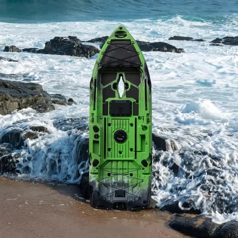 Person Waterproof Paddle Drive Kayak Fishing & Outdoor Sports Top Rowing Watercraft Suing & Touring Den