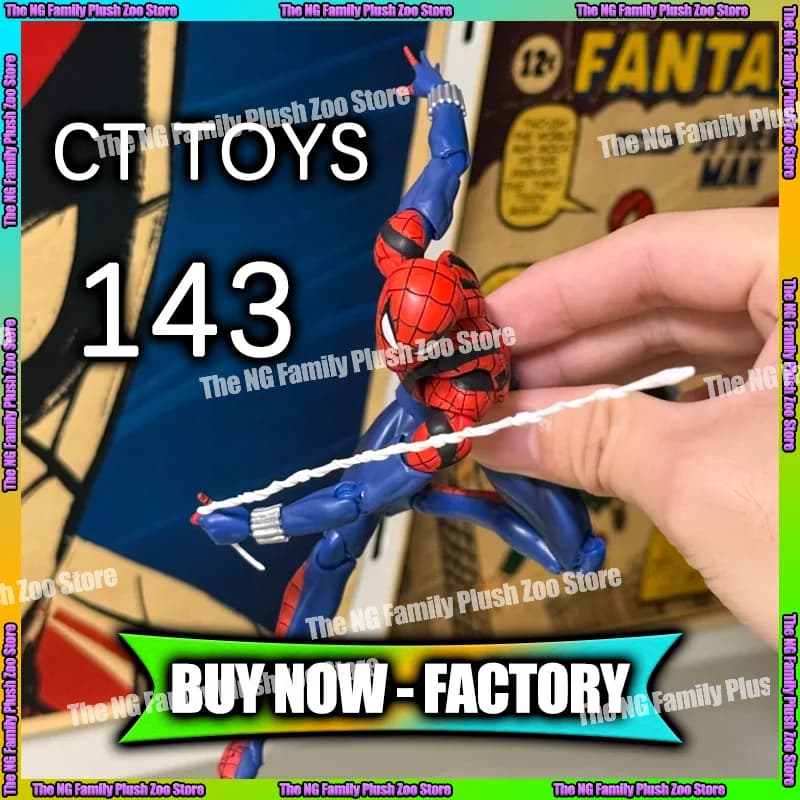 Disponibile: Action Figure Ct Toys Ben Reilly Versione Comic Mafex 143 Spiderman The Amazing Spider-Man, Statuetta Anime, Regali Personalizzati