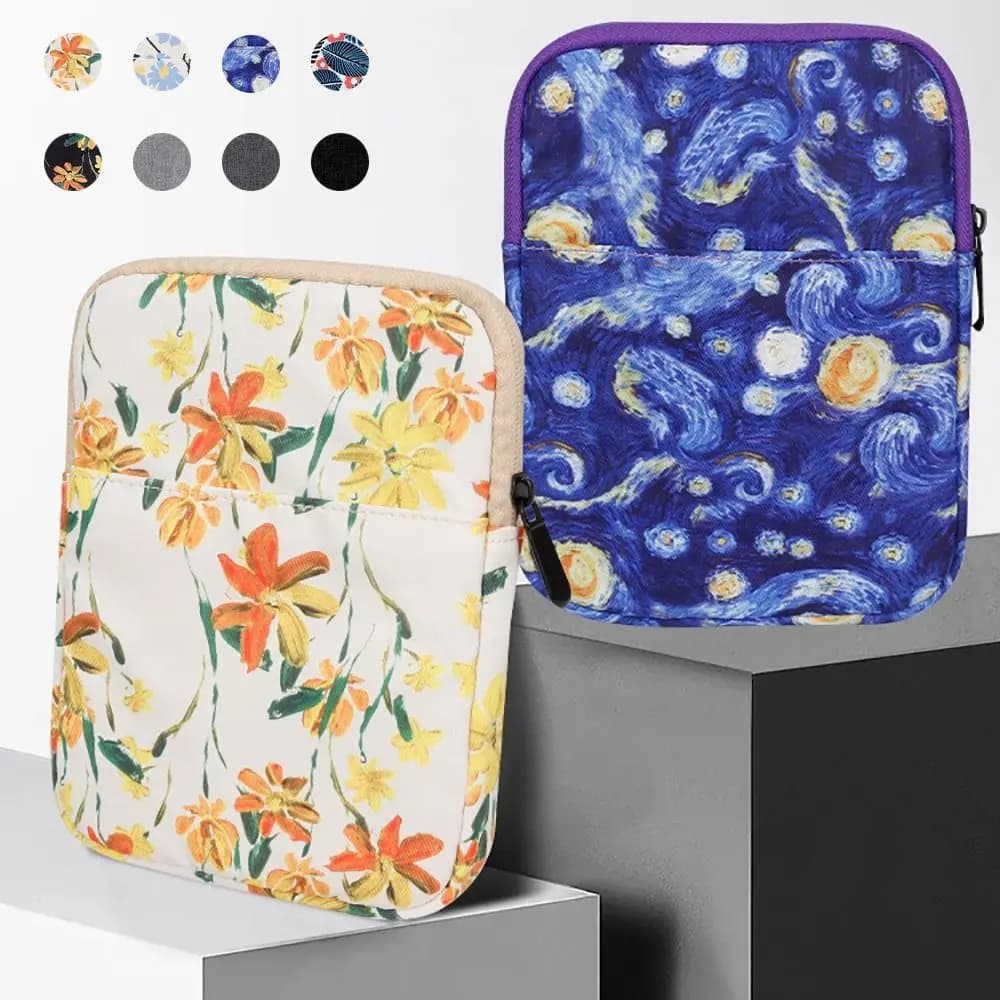 Custodia per e-reader da 6-7 pollici di 12a generazione, impermeabile, antiurto, borsa porta tablet portatile antigraffio per Kindle/Boox/Kobo